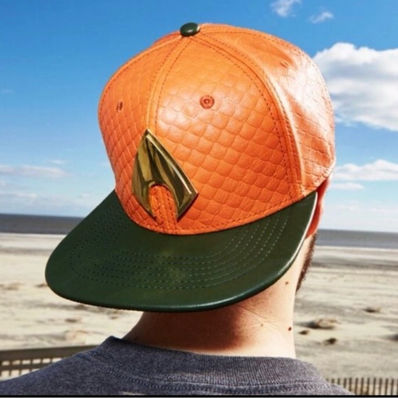 Bioworld Other - Bioworld DC Comics Aquaman Original Snapback Hat Orange/Green
